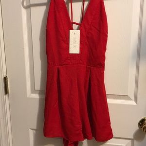 Red romper